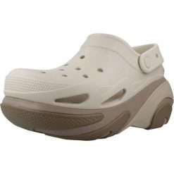 Tenisówki Crocs Model Bubble Crush Clog U Kolor Beżowy. Brązowe trampki damskie Crocs, bez wzorów, z gumy, bez zapięcia. W wyprzedaży za 356.50 zł.