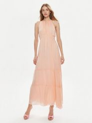 Dixie Sukienka letnia A207J021A Różowy Regular Fit. Czerwone sukienki damskie Dixie, bez wzorów, z jedwabiu, bez ramiączek. Za 209.99 zł.