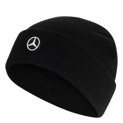 CZAPKA TYPU BEANIE MERCEDES - AMG PETRONAS FORMULA ONE TEAM MECHANICS. Białe czapki damskie Adidas, bez wzorów, z dzianiny. Za 149.00 zł.