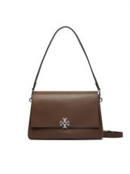 Tory Burch Torebka Charlie 183316 Brązowy. Brązowe torebki klasyczne damskie Tory Burch, ze skóry, bez dodatków. Za 2,639.00 zł.