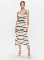 Morgan Sukienka dzianinowa 231-RMARTI Écru Regular Fit. Sukienki damskie Morgan, bez wzorów, z dzianiny, bez ramiączek. Za 229.99 zł.