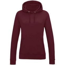 Damska Bluza Z Kapturem College. Czerwone bluzy damskie AWDIS, l, bez wzorów, z kapturem. Za 130.99 zł.