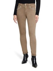 Betty Barclay Dżinsy - Slim fit - w kolorze beżowym rozmiar: 46. Brązowe jeansy damskie Betty Barclay, z podwyższonym stanem. Za 219.95 zł.
