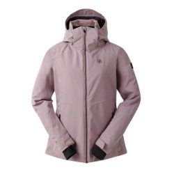Damska Wodoodporna Kurtka Narciarska Flurry II. Fioletowe kurtki sportowe damskie Dare 2b, na zimę, bez wzorów, bez kaptura. Za 330.99 zł.