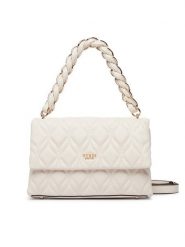 Guess Torebka Maxine HWQG97 33200 Kremowy. Białe torebki klasyczne damskie Guess, ze skóry, bez dodatków. Za 584.99 zł.