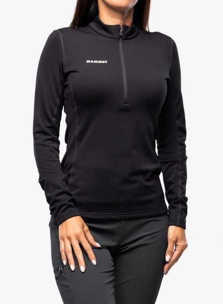 Bluza damska bez kaptura Mammut Aenergy ML Half Zip Pull. Czarne bluzy damskie Mammut, xs, bez wzorów, z elastanu, bez kaptura. Za 467.15 zł.