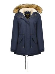 Canadian Peak Parka "Ampuri" w kolorze granatowym rozmiar: S. Niebieskie parki damskie Canadian Peak, s, bez kaptura. Za 220.12 zł.