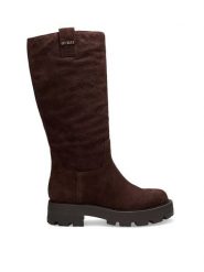 Guess Kozaki FLFL2Y SUE11 Brązowy. Brązowe kozaki damskie Guess, ze skóry, bez obcasa, na płaskiej podeszwie, bez zapięcia. Za 824.99 zł.
