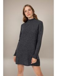 Perfect Cashmere Kaszmirowa sukienka "Lyamia" w kolorze antracytowym rozmiar: M. Czarne sukienki damskie Perfect Cashmere, bez wzorów, z kaszmiru, bez ramiączek. Za 413.99 zł.