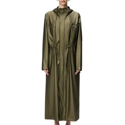 Kurtka RAINS BOLD LONGEST JACKET W3 Zielony. Zielone kurtki damskie Rains, xs, bez wzorów, z syntetyku, bez kaptura. Za 392.99 zł.