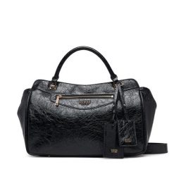 Torebka Guess. Czarne kuferki damskie Guess, z aplikacjami, bez dodatków. Za 674.99 zł.