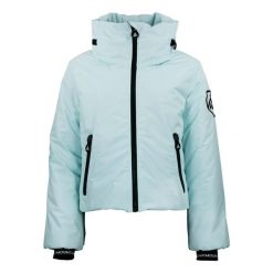 Kurtka damska Peak Mountain Ally. Niebieskie kurtki sportowe damskie Peak Mountain, na zimę, bez wzorów, bez kaptura. Za 600.60 zł.