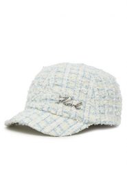 KARL LAGERFELD Czapka z daszkiem A2W33013 Błękitny. Niebieskie czapki z daszkiem damskie KARL LAGERFELD, bez wzorów, z materiału. Za 329.99 zł.