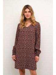 Cream Sukienka "Tiah" w kolorze czerwono-czarnym rozmiar: 36. Czerwone sukienki damskie Cream, bez wzorów, z wiskozy, klasyczne, bez ramiączek. Za 82.83 zł.