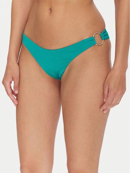Guess Dół od bikini E5GO19 KC692 Turkusowy. Niebieskie bikini Guess, z aplikacjami, z syntetyku. Za 129.99 zł.