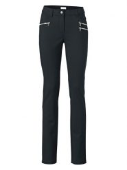 Heine Spodnie w kolorze czarnym rozmiar: 25. Czarne spodnie materiałowe damskie Heine, bez wzorów, z materiału. Za 217.99 zł.