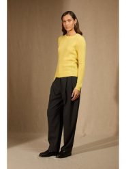 Perfect Cashmere Kaszmirowy sweter "Corva" w kolorze żółtym rozmiar: XL. Żółte swetry klasyczne damskie Perfect Cashmere, xl, z kaszmiru, bez kołnierzyka. Za 608.99 zł.