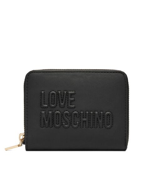 LOVE MOSCHINO Portfel JC5502PP1PLE0000 Czarny. Czarne portfele damskie Love Moschino, bez wzorów. Za 439.99 zł.