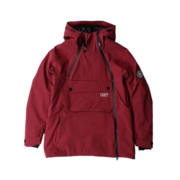 Kurtka snowboardowa damska Colourwear Cake Anorak 2.0. Czerwone kurtki damskie Colourwear, na zimę, m, bez wzorów, bez kaptura. Za 1,449.99 zł.
