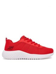 Skechers Sneakersy 403745L/RED Czerwony. Czerwone buty sportowe chłopięce Skechers, z materiału, bez zapięcia. Za 159.99 zł.