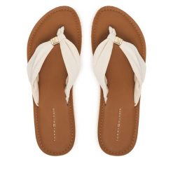 Japonki Tommy Hilfiger. Klapki damskie Tommy Hilfiger, bez wzorów, bez obcasa, bez zapięcia. Za 229.99 zł.