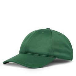 Czapka z daszkiem Lacoste. Zielone czapki z daszkiem damskie Lacoste, bez wzorów. Za 189.99 zł.