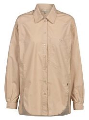 Herrlicher Bluzka "Timira" w kolorze beżowym rozmiar: XS. Brązowe bluzki damskie Herrlicher, xs, bez wzorów, z bawełny, bez kołnierzyka, bez ramiączek. Za 126.99 zł.