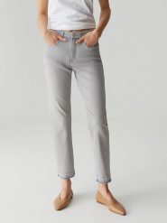 OPUS Dżinsy "Melly" - Slim fit - w kolorze szarym rozmiar: 38/L28. Szare jeansy damskie Opus, z podwyższonym stanem. Za 201.95 zł.