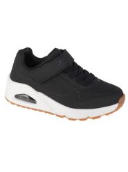 Skechers Sneakersy Uno Air Blitz 403673L/BLK Czarny. Czarne buty sportowe chłopięce Skechers, ze skóry, bez zapięcia. Za 219.99 zł.