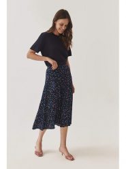 TATUUM Spódnica w kolorze granatowym rozmiar: 38. Niebieskie spódnice damskie TATUUM, bez wzorów, z wiskozy, midi. Za 109.26 zł.