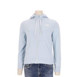 Bluza z kapturem damska rozpinana The North Face. Niebieskie bluzy damskie The North Face, l, bez wzorów, z materiału, z kapturem. Za 127.76 zł.