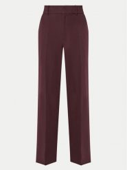 STAUD Spodnie palazzo Prince R24F4138ST Bordowy Regular Fit. Czerwone spodnie materiałowe damskie STAUD, bez wzorów, z materiału. Za 929.99 zł.