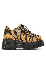 NEW ROCK Sneakersy M-120N-C86 Beżowy. Brązowe obuwie sportowe damskie NEW ROCK, ze skóry, bez zapięcia. Za 1,109.00 zł.
