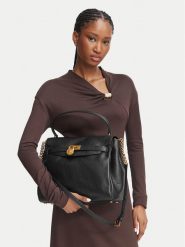 MICHAEL Michael Kors Torebka Hamilton 30F6ANXS7E Czarny. Czarne torebki klasyczne damskie MICHAEL Michael Kors, ze skóry, bez dodatków. Za 1,739.00 zł.