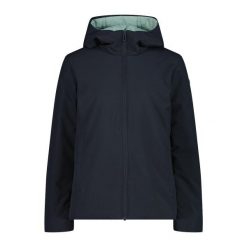 Kobieta odwracalna kurtka przeciwdeszczowa z kapturem na zamek CMP. Brązowe kurtki damskie CMP, bez wzorów, z kapturem. Za 598.35 zł.