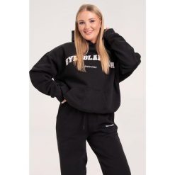 Bluza fitness damska Gym Glamour college. Czarne bluzy damskie GYM GLAMOUR, xs, bez wzorów, bez kaptura. Za 169.99 zł.