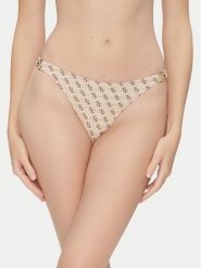 Guess Dół od bikini E5GO28 KCRL2 Beżowy. Brązowe bikini Guess, z aplikacjami, z syntetyku. Za 149.99 zł.
