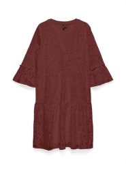 Vero Moda Sukienka w kolorze bordowym rozmiar: S. Czerwone sukienki damskie Vero Moda, bez wzorów, z bawełny, bez ramiączek. Za 128.95 zł.