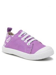 Nelli Blu Trampki CF21060B Fioletowy. Fioletowe trampki dziewczęce Nelli Blu, bez wzorów, z materiału, bez zapięcia. Za 59.99 zł.