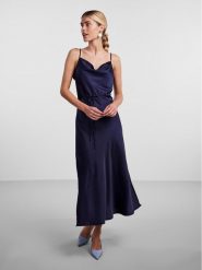 YAS Sukienka koktajlowa Thea 26028891 Niebieski Standard Fit. Niebieskie sukienki damskie YAS, bez wzorów, z syntetyku, wizytowe, bez ramiączek. Za 169.99 zł.
