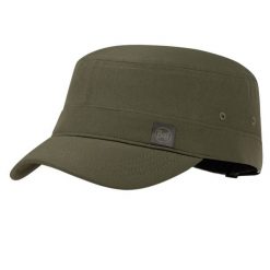 Czapka z daszkiem dla dorosłych Military Cap. Zielone czapki z daszkiem damskie Buff, bez wzorów, z elastanu. Za 119.99 zł.
