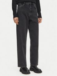 HUGO Jeansy 50567305 Czarny Straight Leg. Czarne jeansy damskie Hugo. Za 399.99 zł.