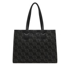 Torebka KARL LAGERFELD. Czarne torebki klasyczne damskie KARL LAGERFELD, bez dodatków. Za 599.99 zł.