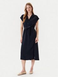 Marc O'Polo Sukienka koszulowa 500 0006 770 Granatowy Regular Fit. Niebieskie sukienki damskie Marc O'Polo, bez wzorów, z wiskozy, bez ramiączek. Za 629.99 zł.
