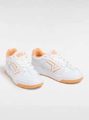 Vans Skórzane sneakersy "Upland" w kolorze biało-pomarańczowym rozmiar: 37. Białe obuwie sportowe damskie Vans, bez zapięcia. Za 154.07 zł.