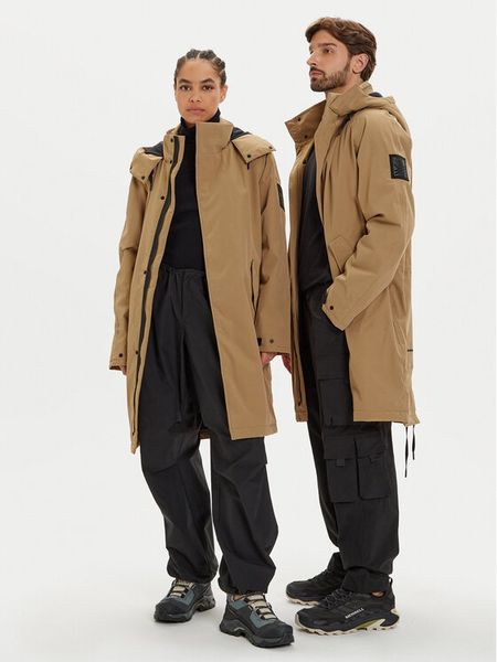 Halti Parka Flemari 065-0421 Beżowy Regular Fit. Brązowe parki damskie Halti, l, z syntetyku, bez kaptura. Za 599.99 zł.