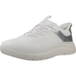 Buty GEOX D PLUMMERY PLUS Biały. Białe obuwie sportowe casual damskie Geox, z syntetyku, bez zapięcia. Za 389.99 zł.