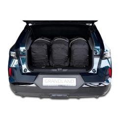Torby Do Bagażnika Opel Grandland Phev 2024+ 3Szt Kjust. Czarne torby podróżne KJUST, bez wzorów. Za 1,140.00 zł.