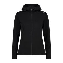 Damska kurtka z kapturem CMP. Czarne kurtki damskie CMP, bez wzorów, z kapturem. Za 353.95 zł.