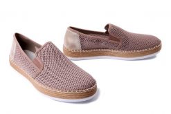 RIEKER L7873-31 pink, espadryle damskie. Czerwone espadryle damskie Rieker, bez wzorów, bez obcasa. Za 223.93 zł.
